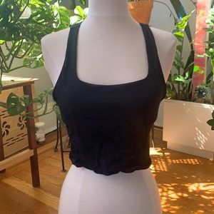 Spiritual Gangster cropped racerback cami with bra